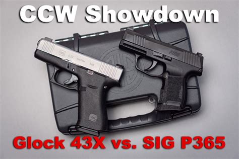 Glock X Vs Sig P Ccw Elites Ammoforsale