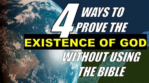 4 Ways To Prove God S Existence Without Using The Bible Taglish Voiceout Youtube