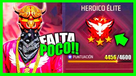 Subiendo A Heroico Estrella En Free Fire Directo Como Llegar A