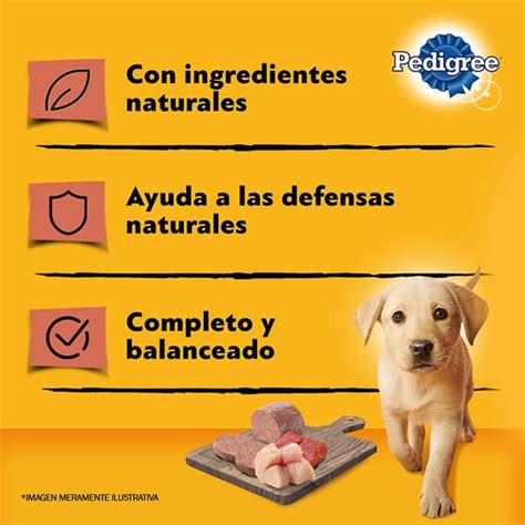 Pedigree Alimento Húmedo Lata Perro Cachorro Carne Laika Mascotas