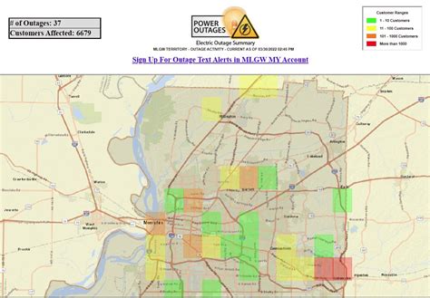 Mlgw Power Outage Map Rmemphis