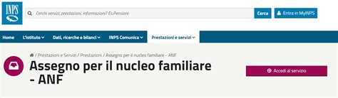 Le Tabelle Per Gli Assegni Al Nucleo Familiare