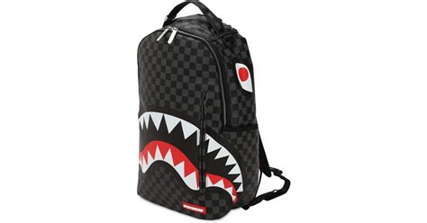 Sprayground Ghost Chenille Shark Backpack In Black For Men Lyst Canada