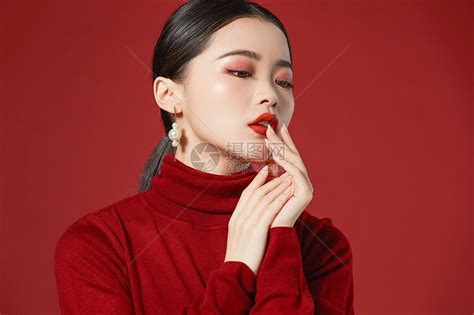 女性美妆高清图片下载 正版图片501584564 摄图网