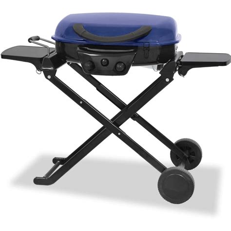 Blue Rhino Deluxe Tailgate Propane Gas Grill With Folding Cart Bbq Guys