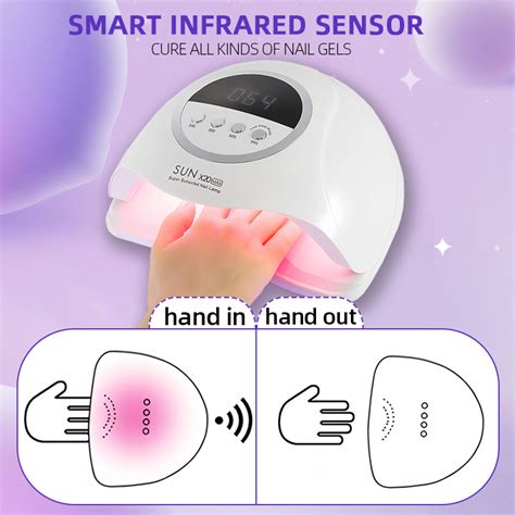 Linmanda Pengering Kutek Uv Lamp Nail Dryer Sensor Lcd Display Led