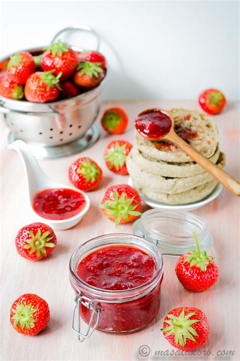 Easy Homemade Strawberry Jam Recipe Without Pectin Masalakorb