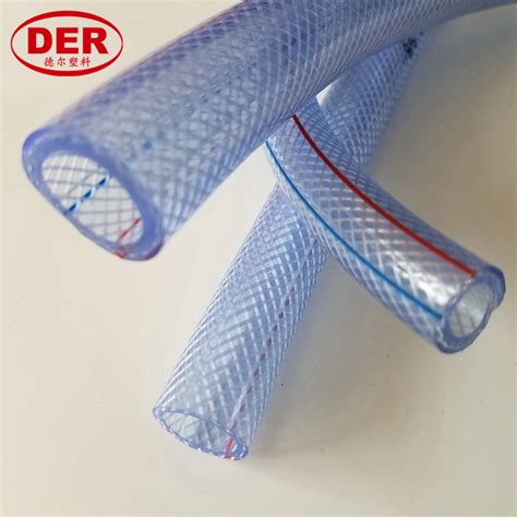 Plastic Vinyl Tubing Fiber Braided Reinforced Pvc Tube Pipe Hose Water