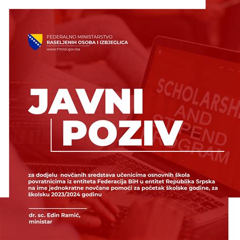 Javni Poziv Za Dodjelu Nov Anih Sredstava U Enicima Osnovnih Kola