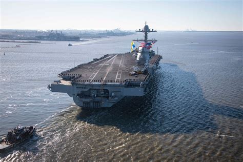 Dvids Images Uss Gerald R Ford Returns To Naval Station Norfolk [image 3 Of 8]