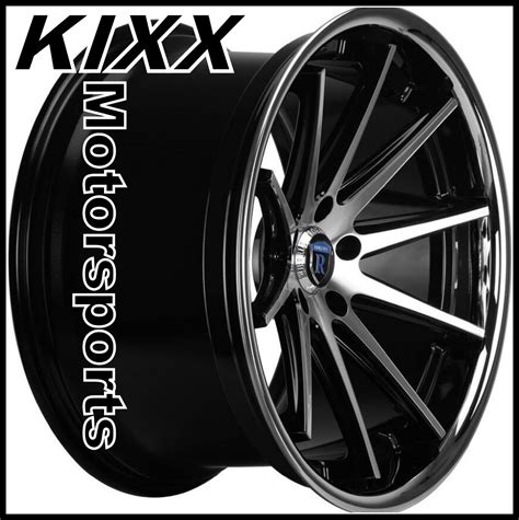 Rohana Rc X X Black Silver Concave Wheels Rims Fits Bmw