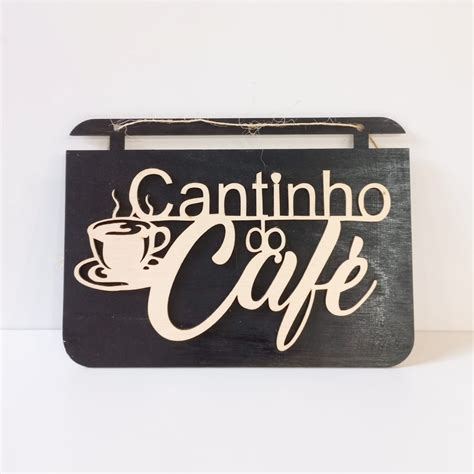 Placa Cantinho Do Cafe