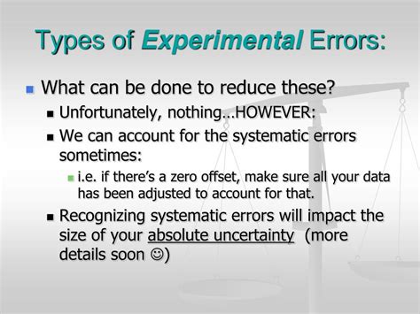 Ppt Errors And Uncertainties Powerpoint Presentation Free Download