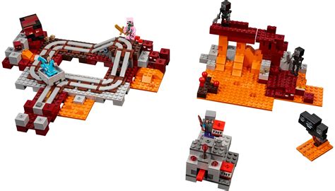 Lego Minecraft Linia Kolejowa W Netherze Arena Pl