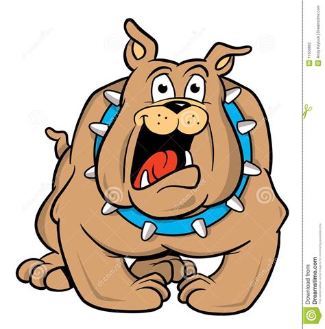 Bulldog Cartoon Illustration Bulldog Cartoon Bulldog Drawing