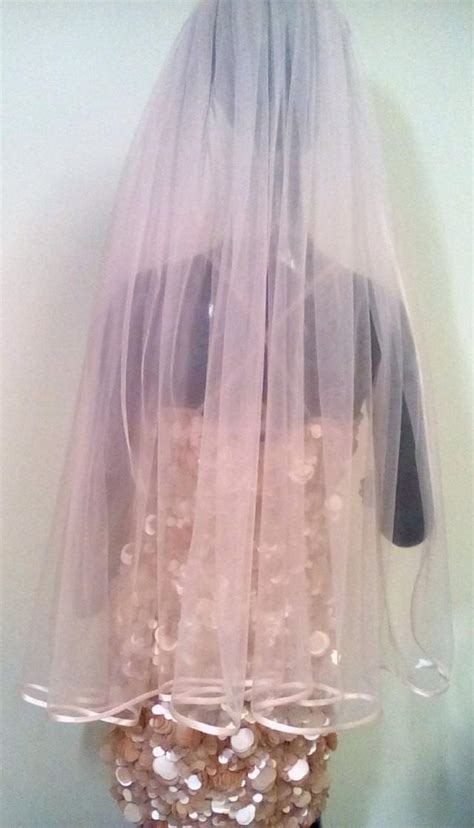 Powder Blush Pink Wedding Veil Cathedral Colorful Veil Wedding Veil Bridal Veil Soft Tulle