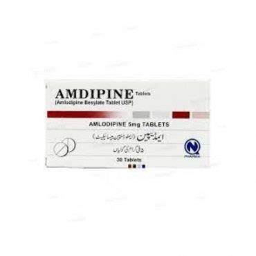 Amdipine 5 Mg Tablets Amlodipine Besylate Fareed Pharma World