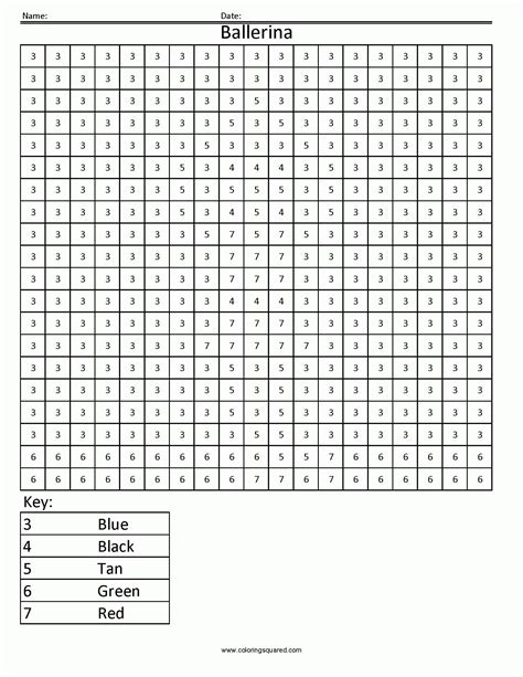 Free Printable Mystery Color By Number