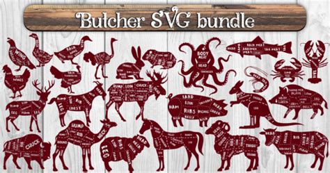 Butcher Svg Bundle Bundle Creative Fabrica