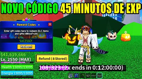 NOVO CÓDIGO 45 MINUTOS DE EXP 28 CÓDIGOS DE EXP BELI E RESET DO BLOX