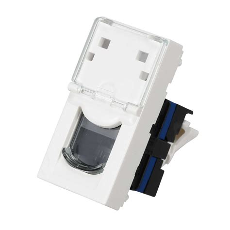 Legrand 1 Module Rj45 Cat6 Utp Data Socket White 572302 Cef