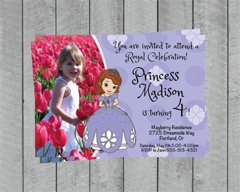 Sofia The First Birthday Party Invitation By Chompingatthebit 10 00