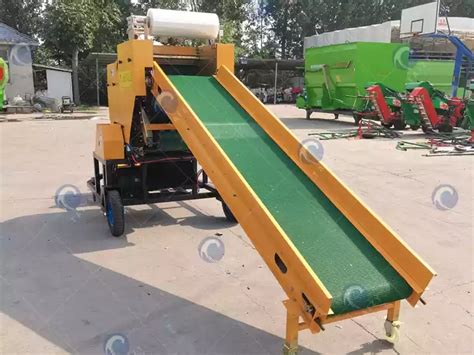 Full Automatic Silage Baler Machine Forage Baling Equipment