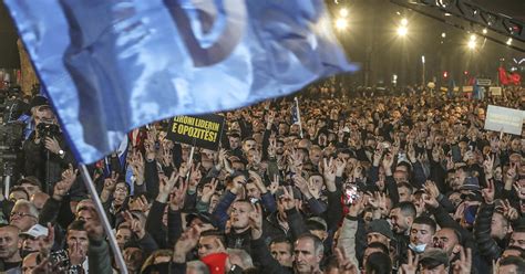 Hiljade Ljudi Na Opozicionom Protestu U Tirani