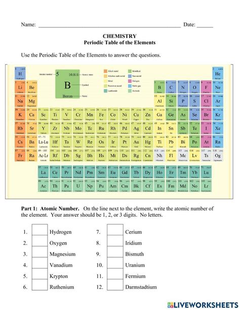 24 Printable Periodic Table Download Forms And Templates Worksheets Library