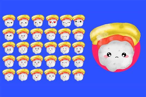 Sushi Emoticon Element Graphic By Griyolabs · Creative Fabrica