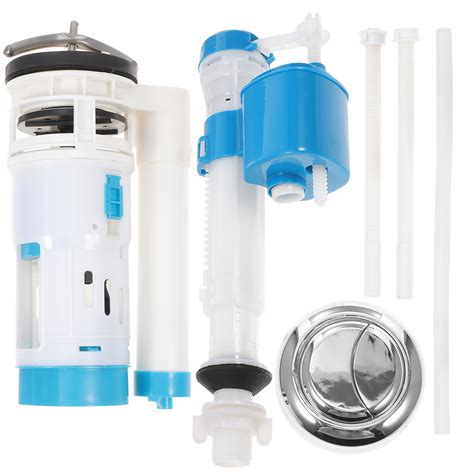 Ferencaa 1 Set Toilet Flusher Replacement Kit Toilet Flush Valve Dual ...