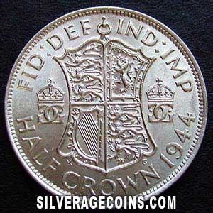 George Vi British Silver Half Crown Silver Age Coins