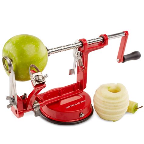 Andrew James Apple Corer Slicer In Fruit Vegetable Peeler