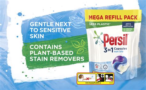 Persil In Non Bio Laundry Washing Capsules Removes Stains First