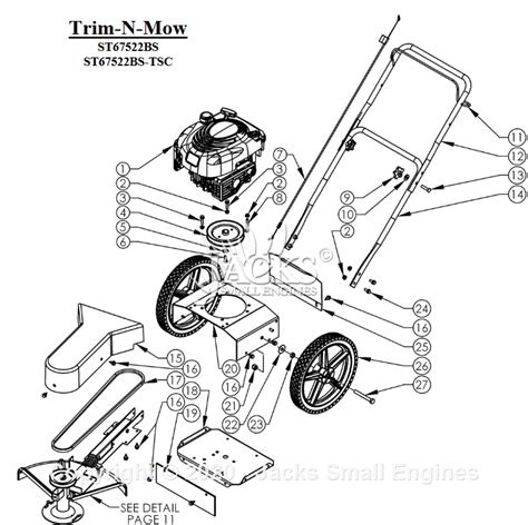 Swisher Pull Behind Mower Parts Diagram