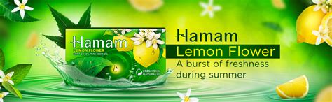 Hamam Lemon Flower Mint And 100 Pure Neem Oil Soap 100 G Pack Of 6 Health