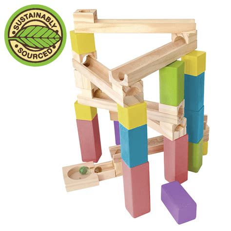 Wooden Marble Run House Of Marbles Us
