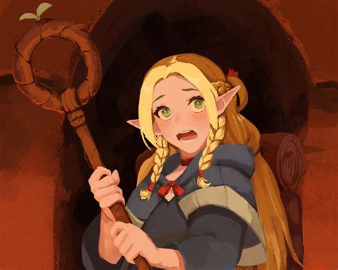 Download Anime Delicious In Dungeon Marcille Donato HD Wallpaper by Yan