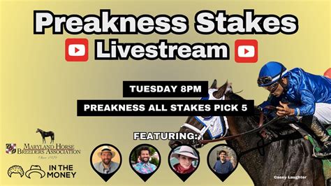 Preakness Stakes Live All Stakes Pick Handicapping Seminar