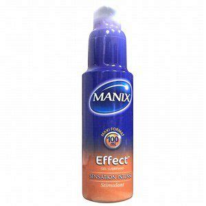 Manix Effect Gel Lubrifiant Stimulant Sensation Intense Ml E