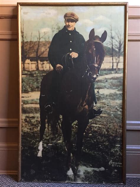 Australian Boxer Les Darcy Large Silent Film Promo Tinted Photograph
