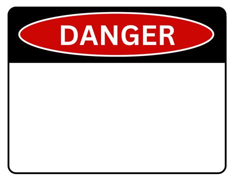 Danger Electrical Hazard Sign: Printable Templates (Free PDF Downloads)