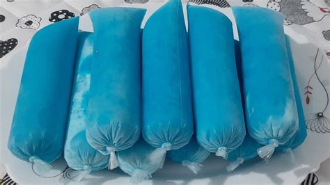 Geladinho C U Azul Blue Ice Cremoso Verdadeira Del Cia Picol Youtube