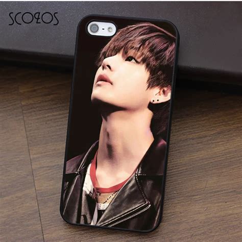 SCOZOS Kim Taehyung Bts Phone Case For Iphone X 4 4s 5 5s Se 5C 6 6s 7