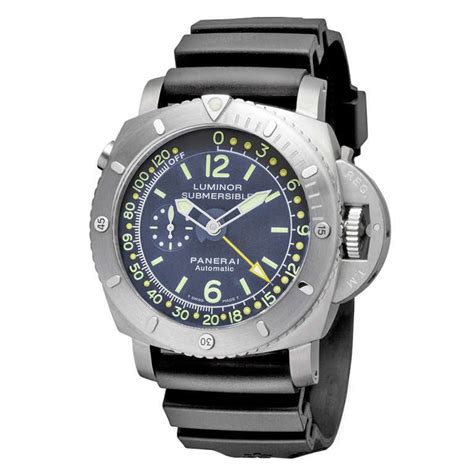 Panerai Titanium Luminor 1950 Pangea Submersible Depth Gauge Wristwatch