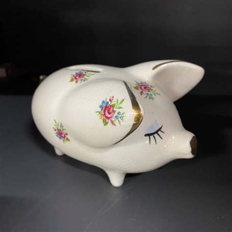 Vintage Arthur Wood Hand Painted Money Box