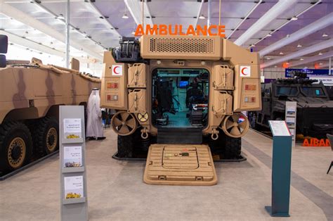 World Defense Show 2022 Edge Debuts A Protected Rabdan Ambulance