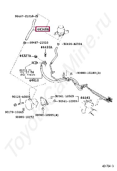 Hose Oil Reservoir To Pump No C