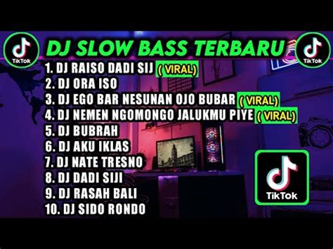 DJ SLOW BASS TERBARU 2023 DJ RAISO DADI SIJI DJ ORA ISO DJ EGO BAR