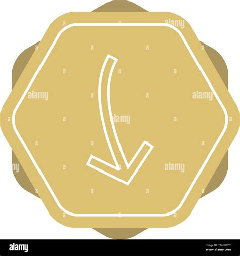 Beautiful Arrow Pointing Down Line Vector Icon Stock Vector Image And Art